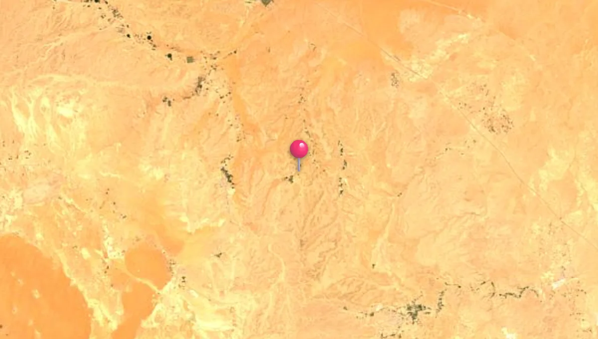 موقع البير على الخريطة