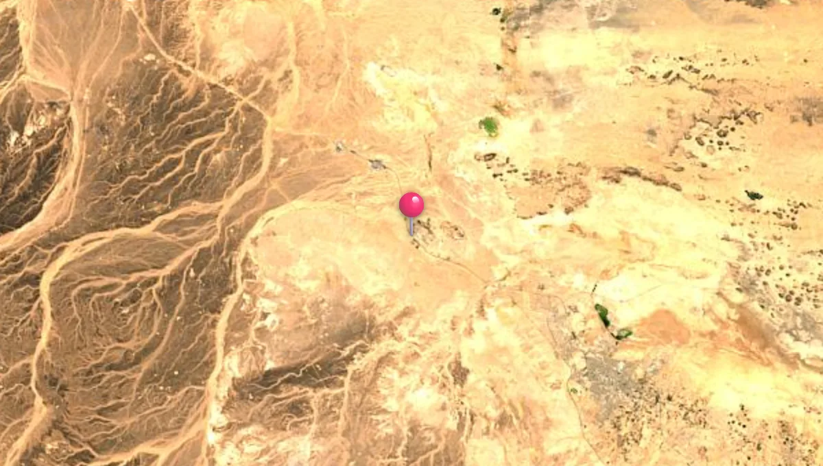 موقع الحديثة على الخريطة