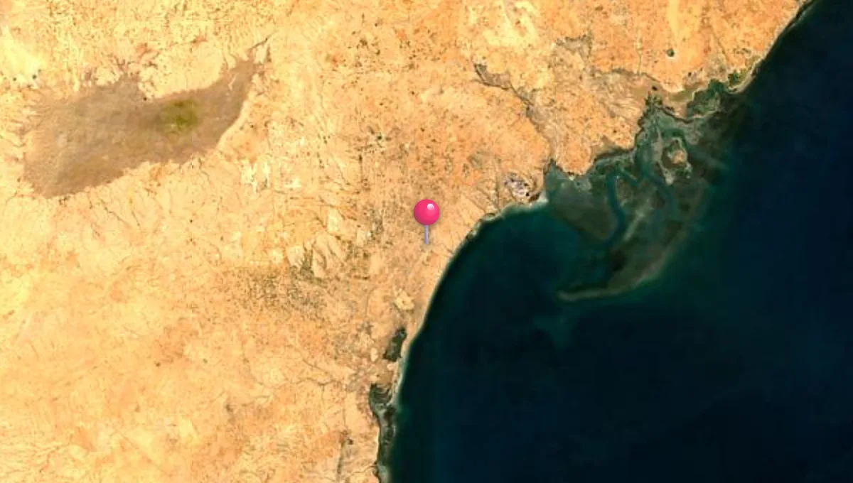موقع الصخيرة على الخريطة