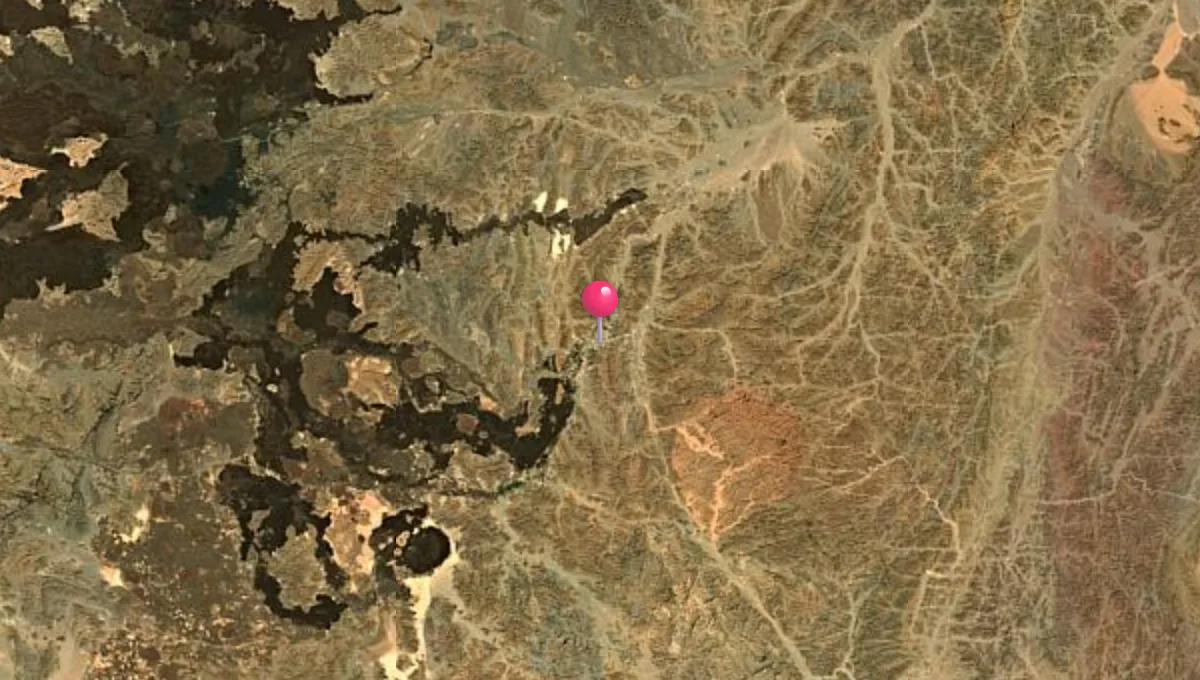 موقع العيص على الخريطة