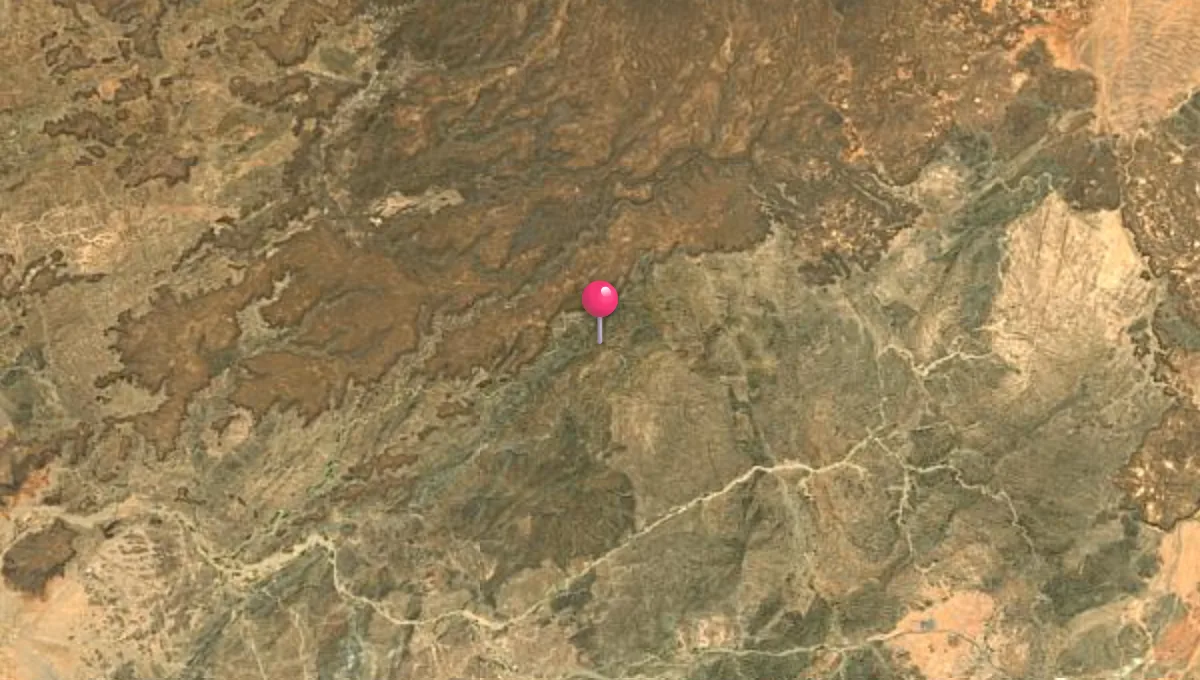 موقع الفوارة على الخريطة