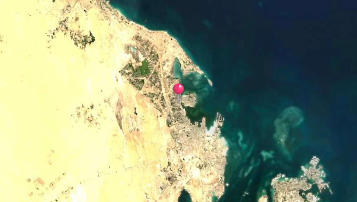 موقع القطيف على الخريطة