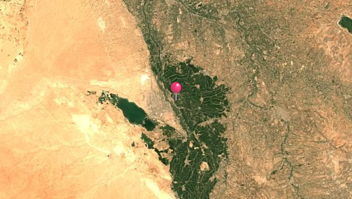 موقع الكوفة على الخريطة