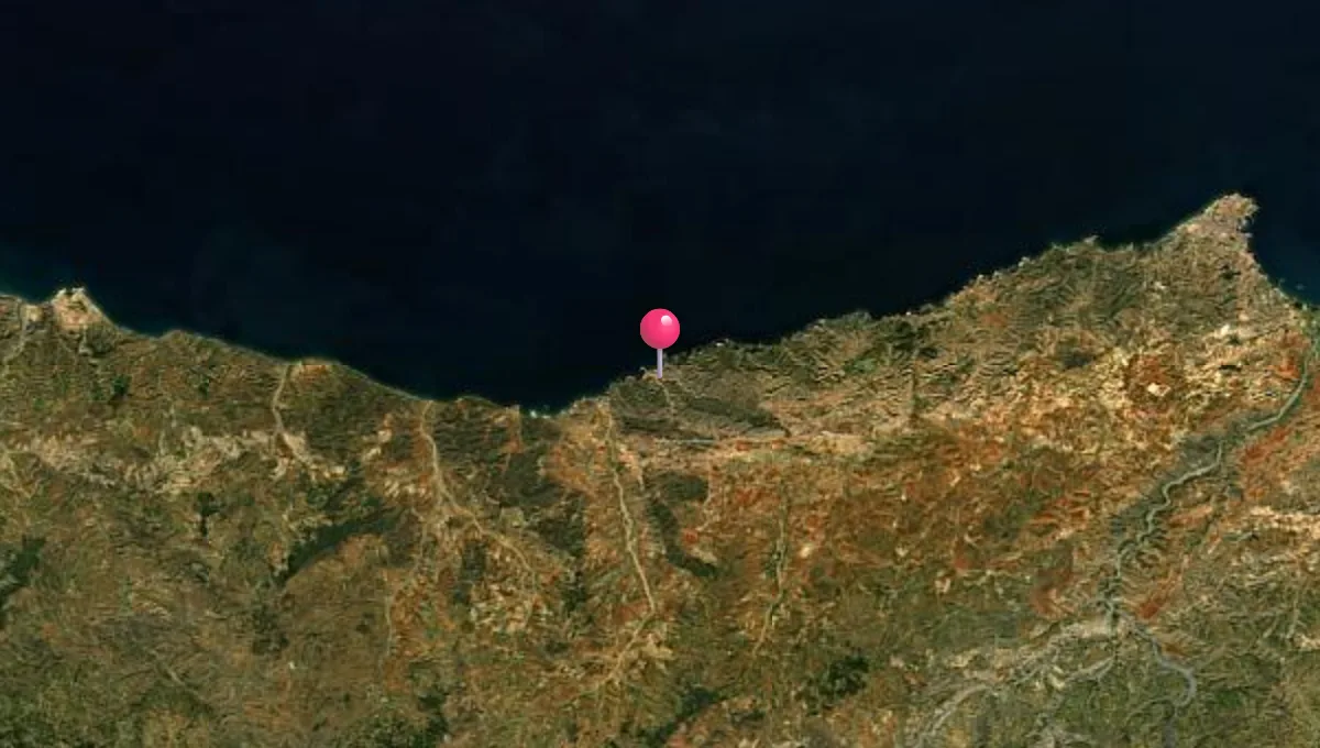موقع بادس على الخريطة