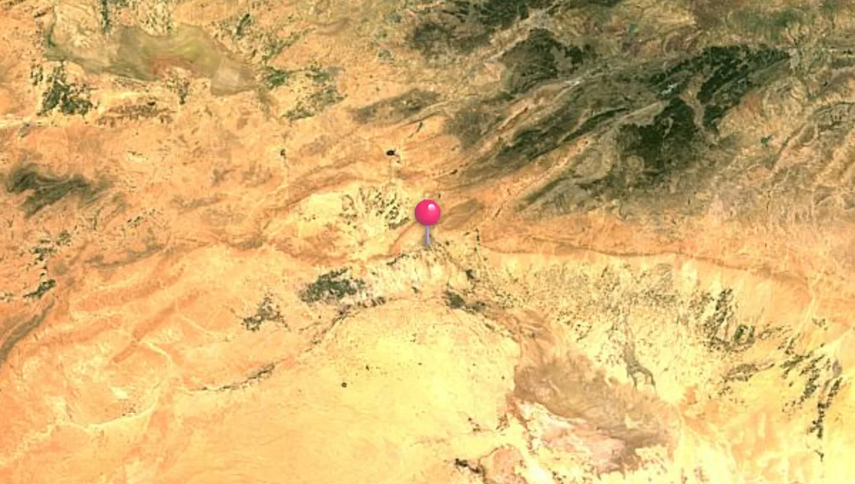 موقع بسكرة على الخريطة