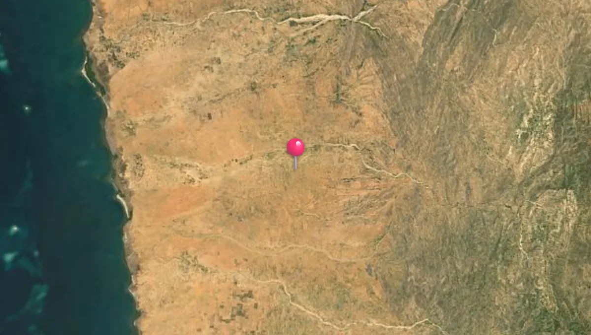 موقع حيران على الخريطة