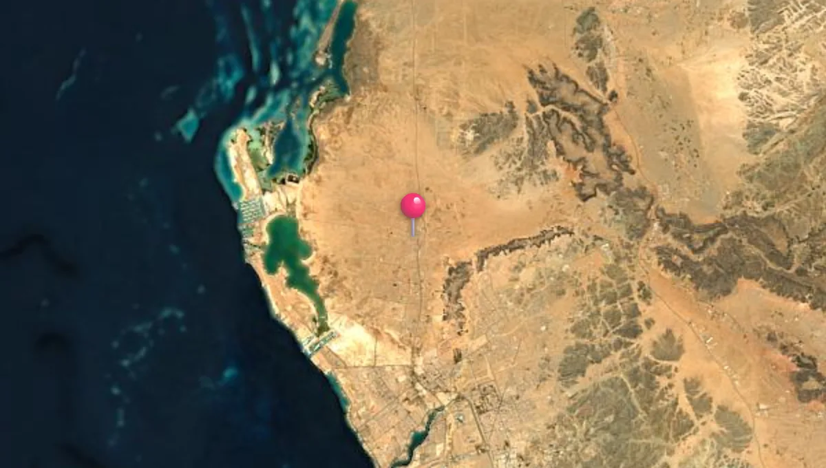 موقع ذهبان على الخريطة