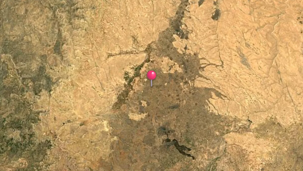 موقع ريدة على الخريطة