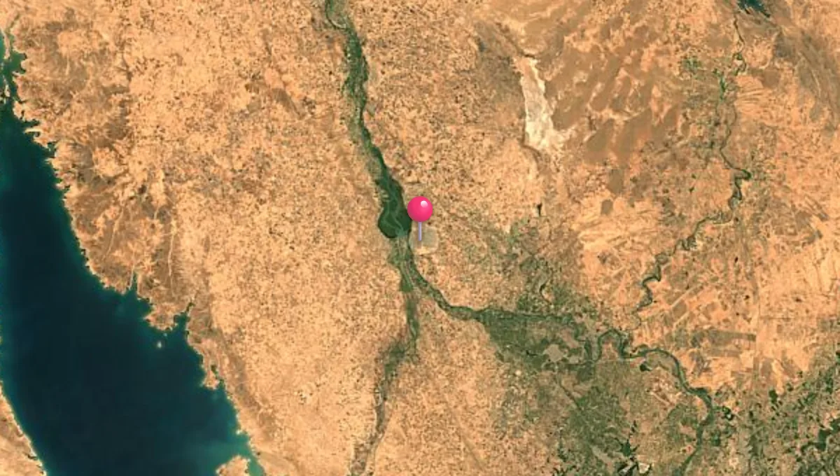موقع سامراء على الخريطة