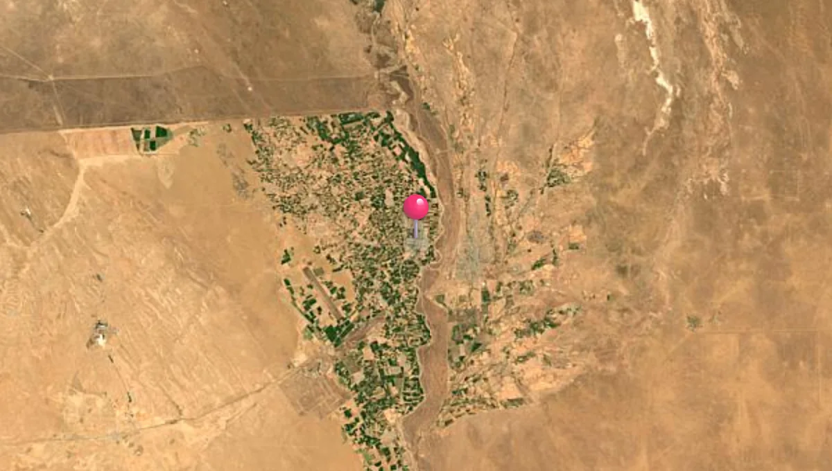 موقع سرخس على الخريطة