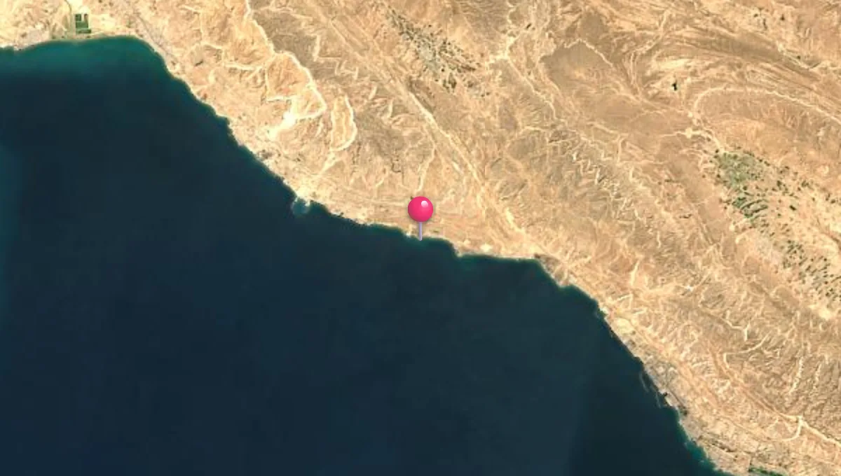 موقع سيراف على الخريطة