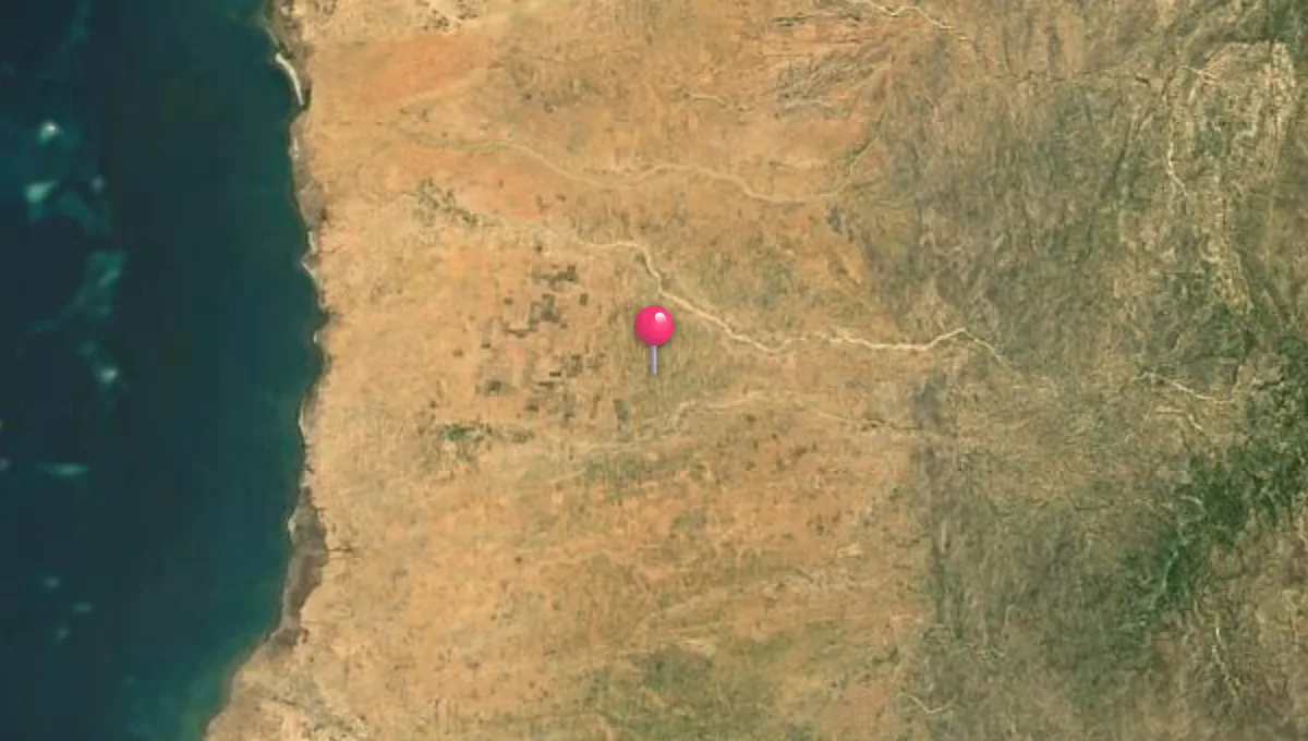 موقع عبس على الخريطة