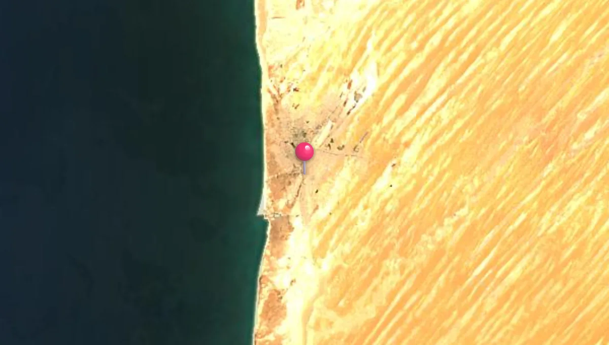 موقع عرفات على الخريطة