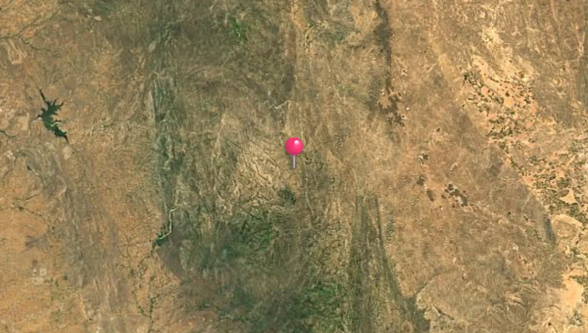 موقع غمر على الخريطة