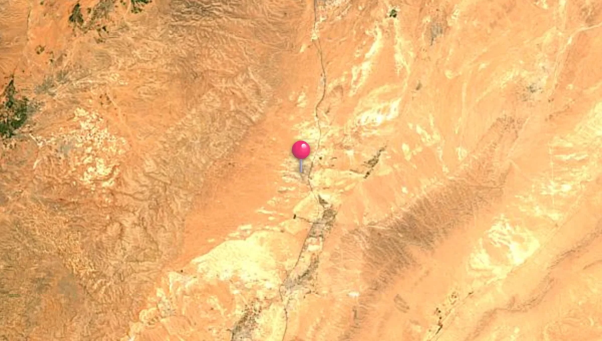 موقع قارة على الخريطة