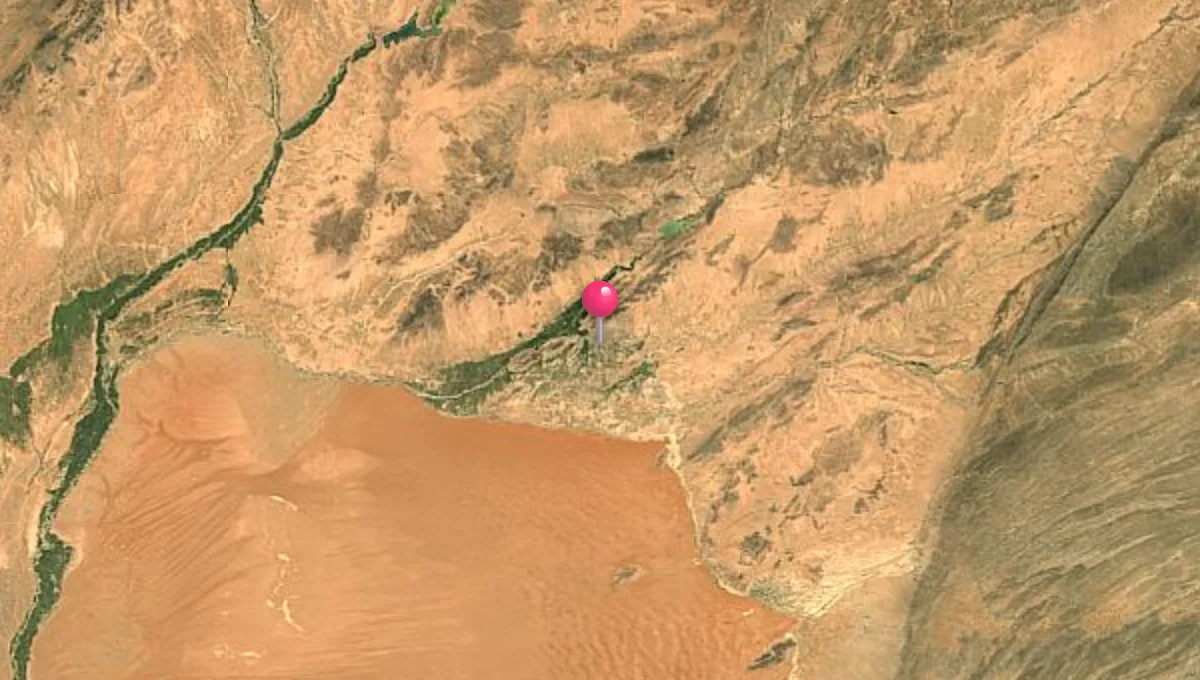 موقع قندهار على الخريطة