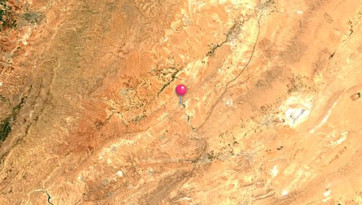 موقع معلولا على الخريطة