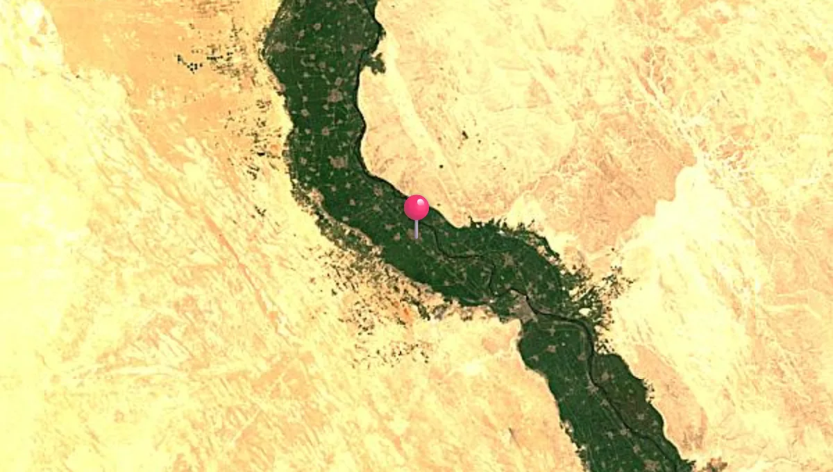 موقع منفلوط على الخريطة