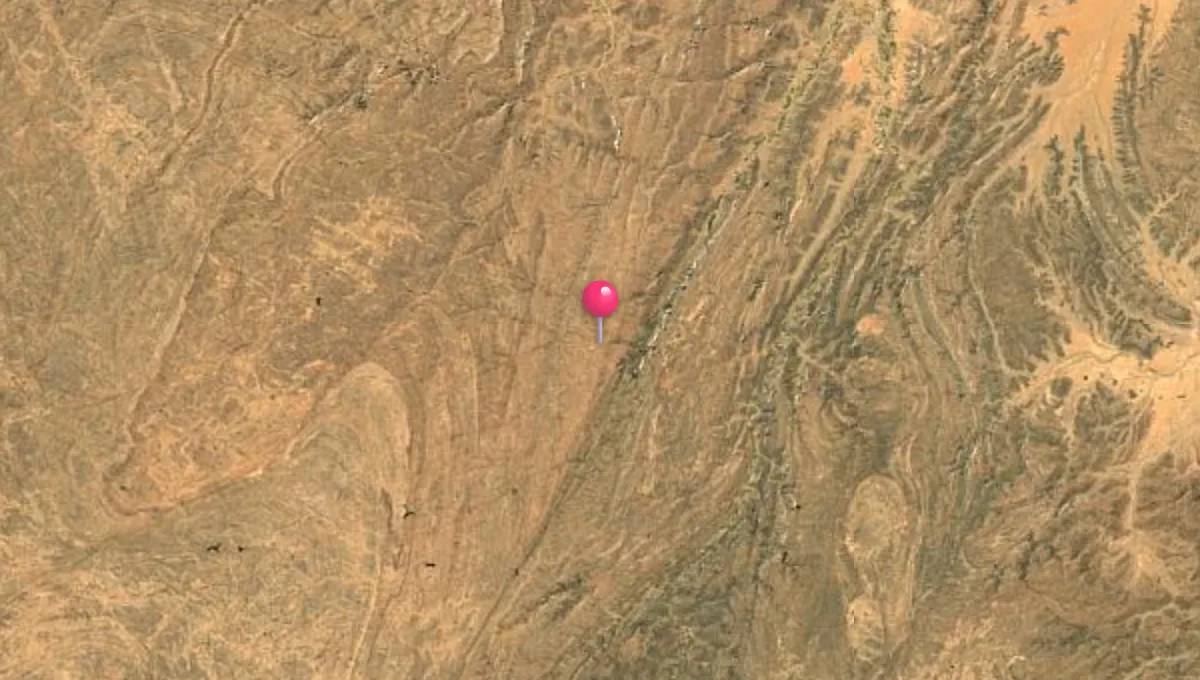 موقع نعمان على الخريطة