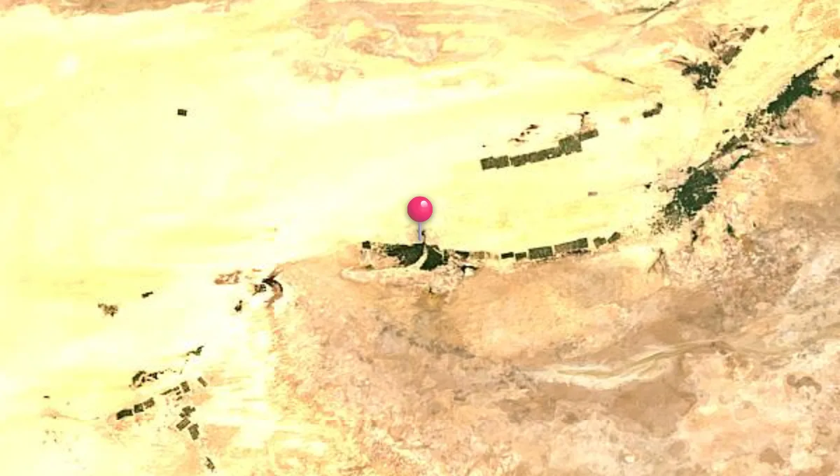موقع نفطة على الخريطة