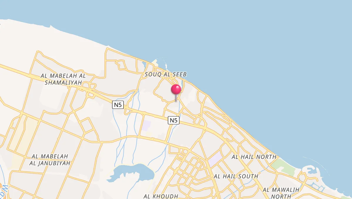 مواقيت الصلاة في السيب الجديدة