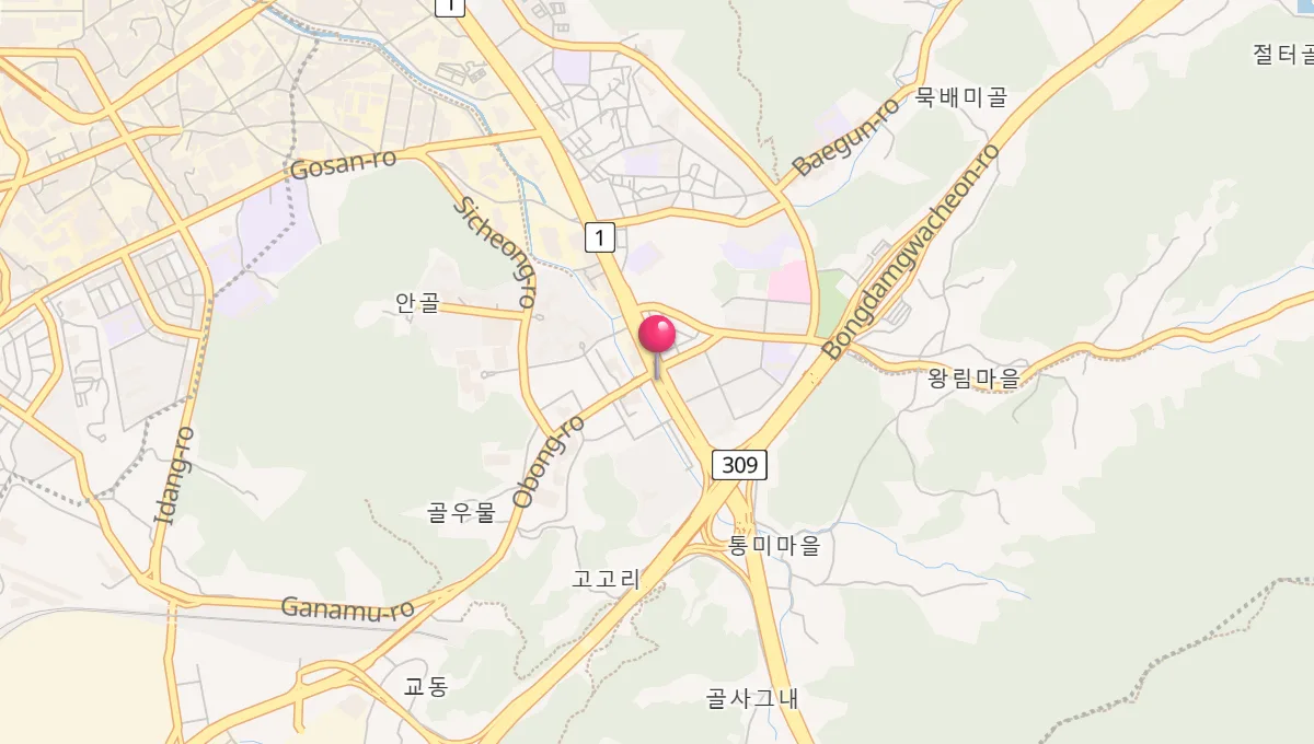 Uiwang-si의 예배 시간