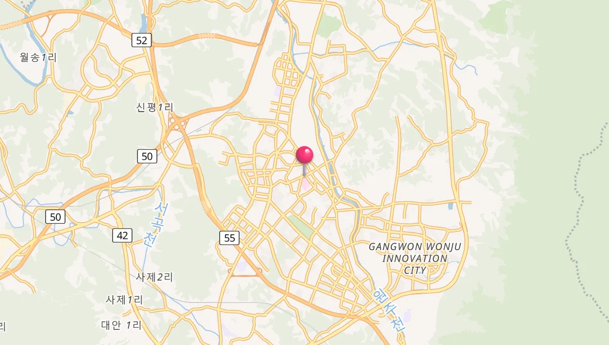원주시의 예배 시간