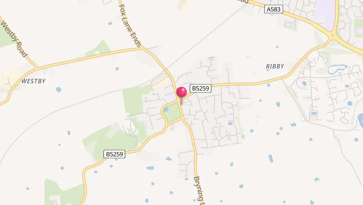 Prayer Times in Wrea Green