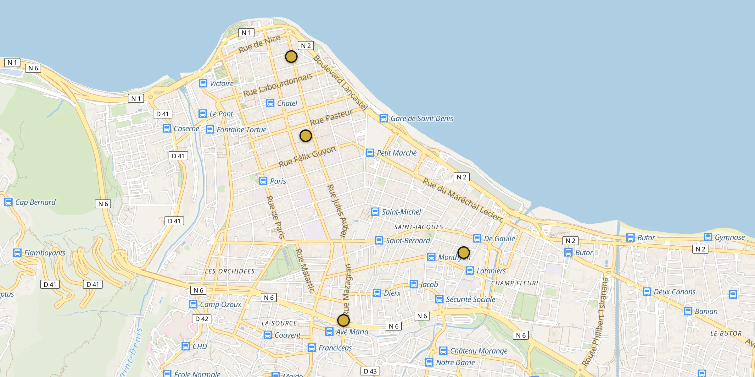 Carte des mosquées {aville}