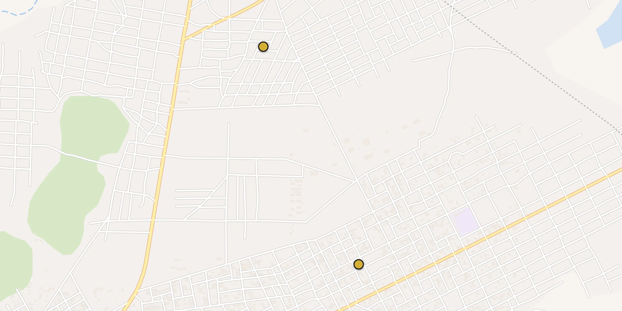 Plan des mosquées à Dilling : cliquez sur un point pour voir la fiche