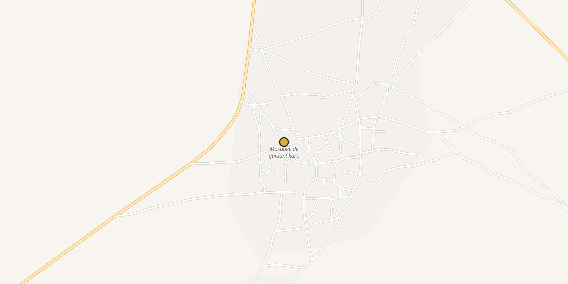 Plan des mosquées à Illéla : cliquez sur un point pour voir la fiche