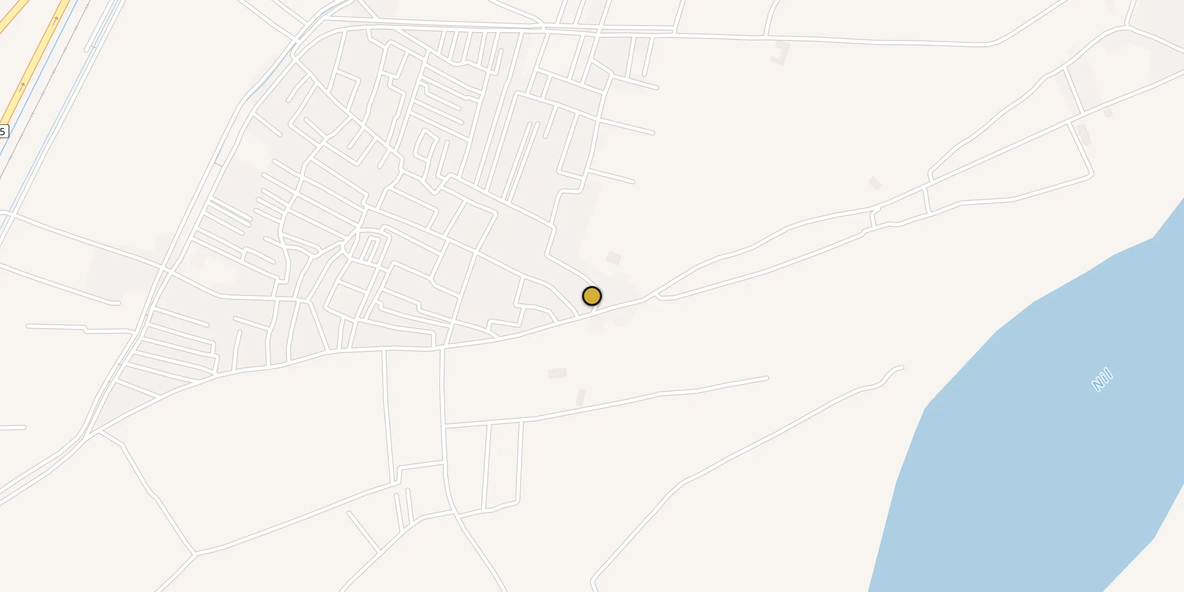 Plan des mosquées à Būsh : cliquez sur un point pour voir la fiche