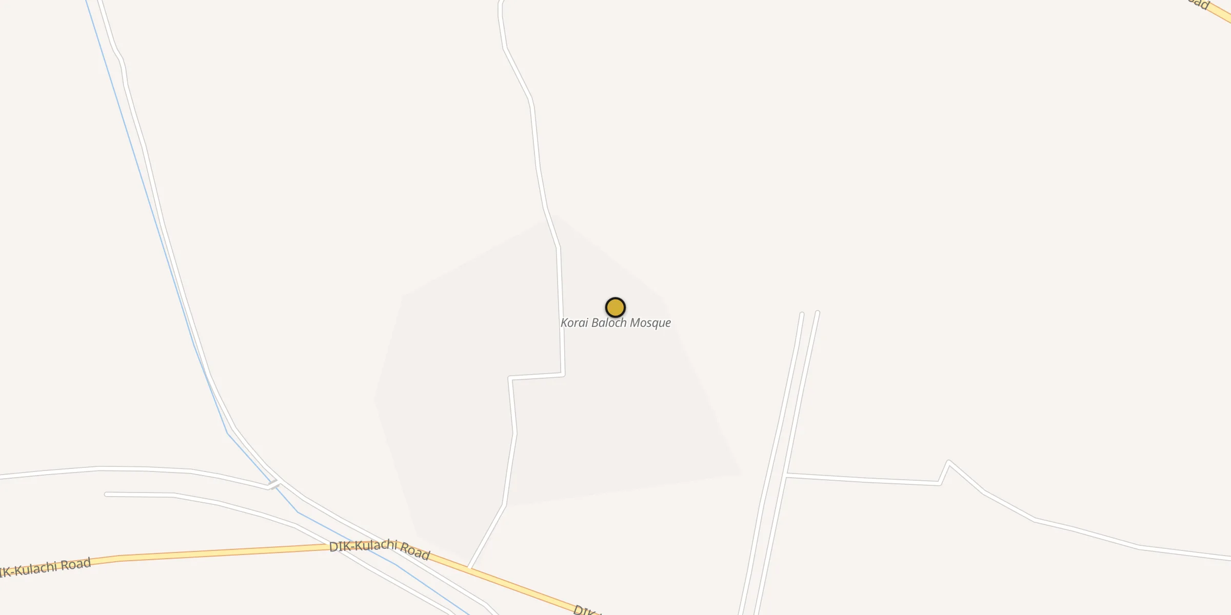 Plan des mosquées à Shorkot : cliquez sur un point pour voir la fiche