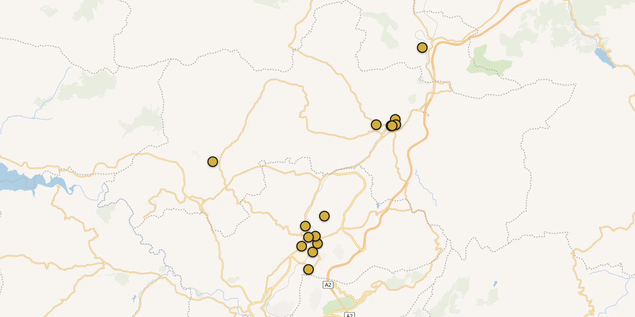 Plan des mosquées à Didouche Mourad : cliquez sur un point pour voir la fiche