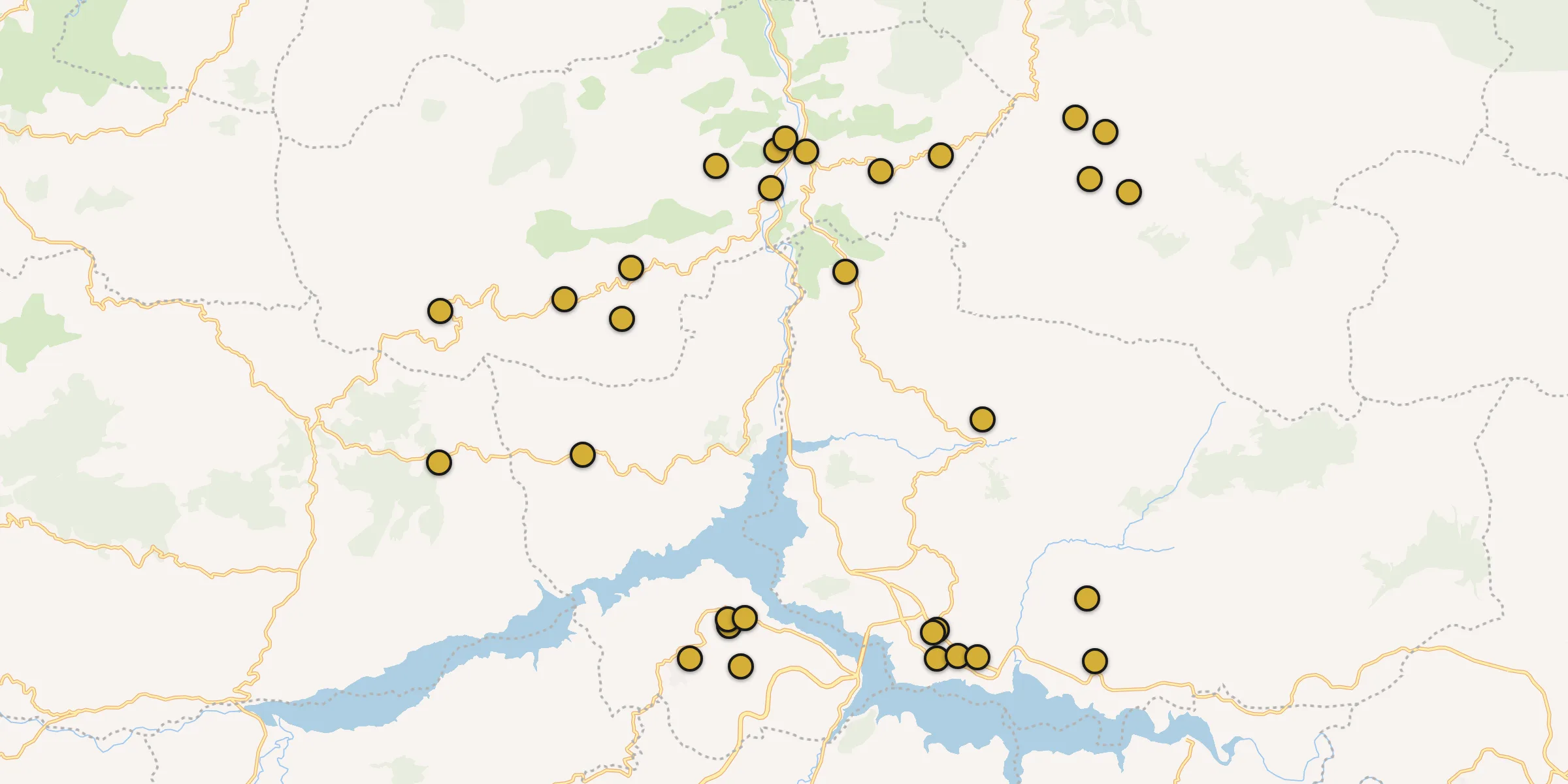 Plan des mosquées à Sidi Mérouane : cliquez sur un point pour voir la fiche