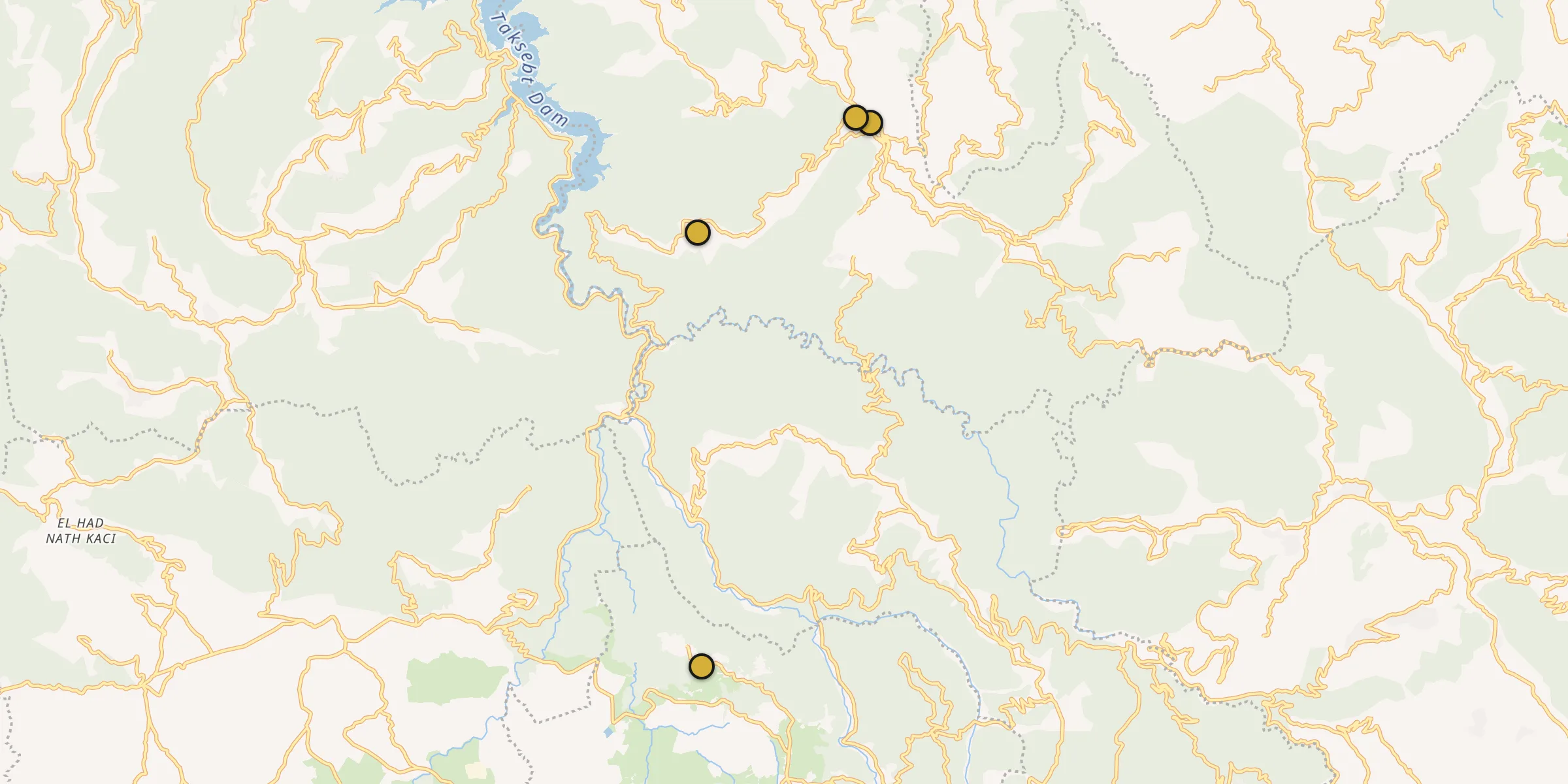Carte des mosquées à L’Arbaa Naït Irathen