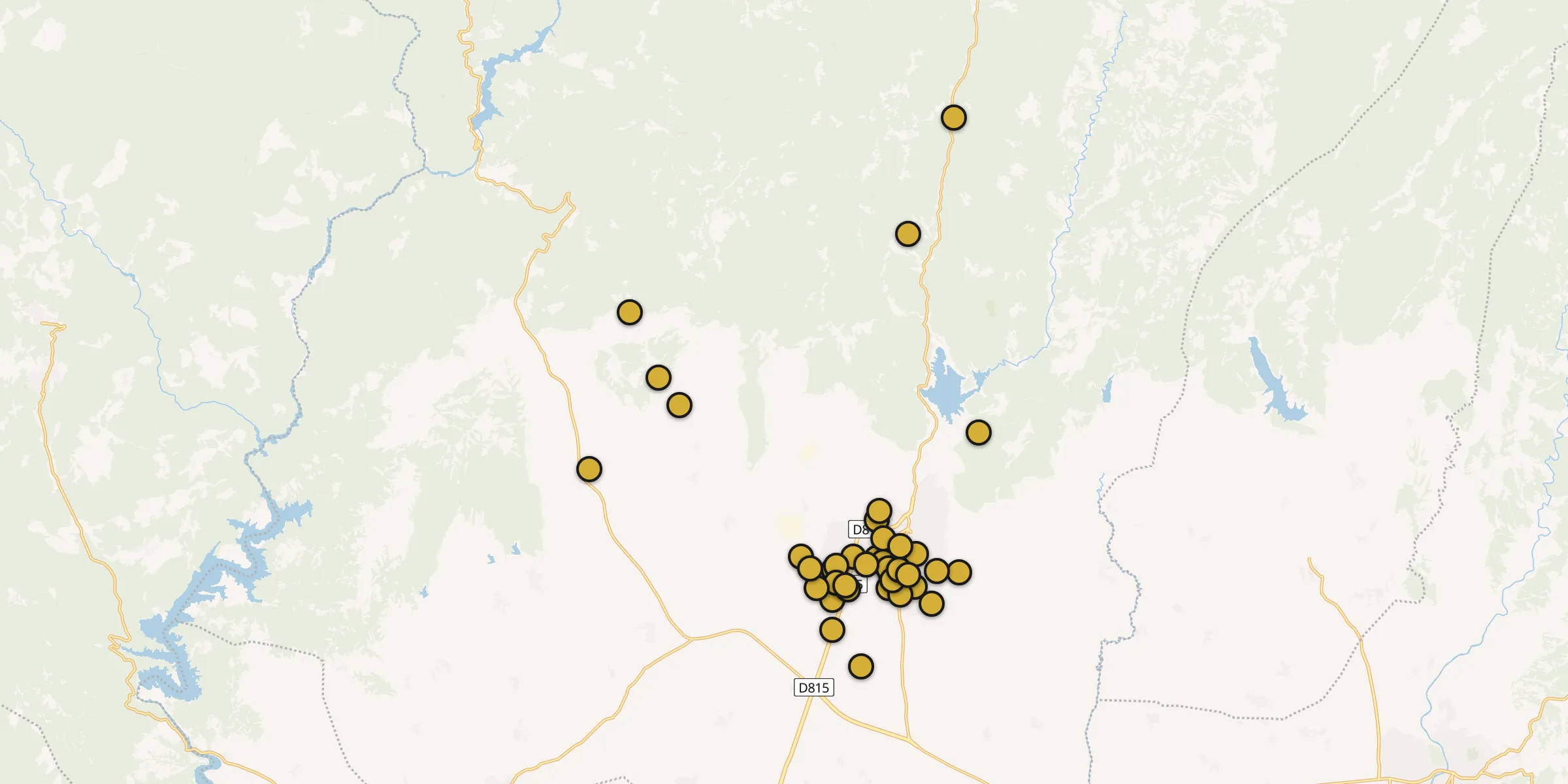 Plan des mosquées à Kozan : cliquez sur un point pour voir la fiche