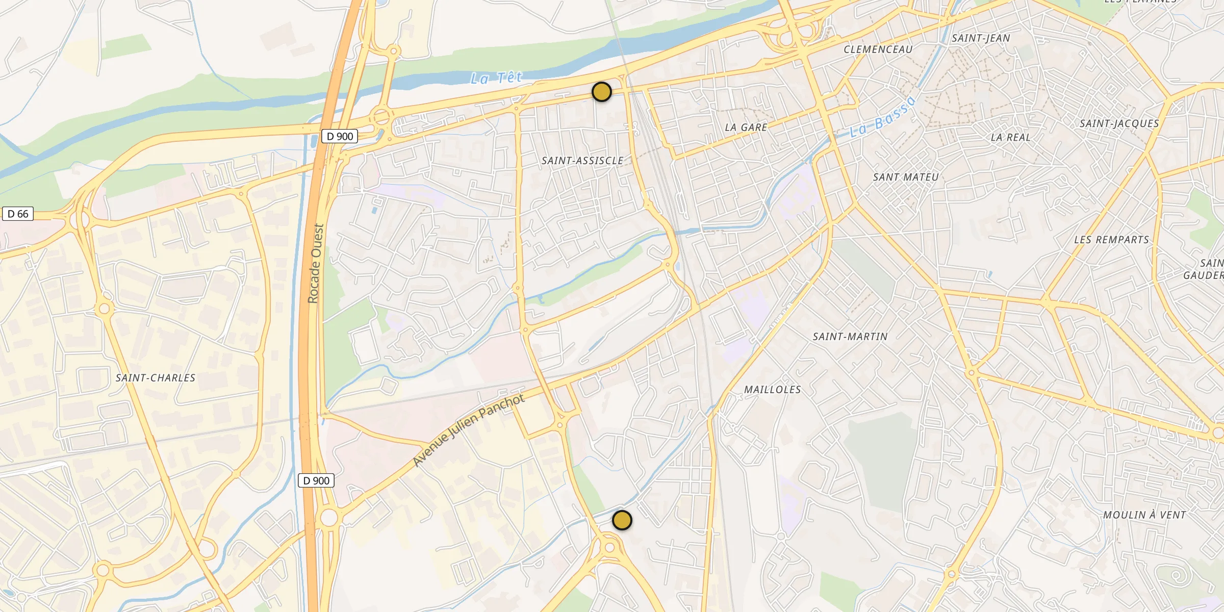 Carte des mosquées {aville}