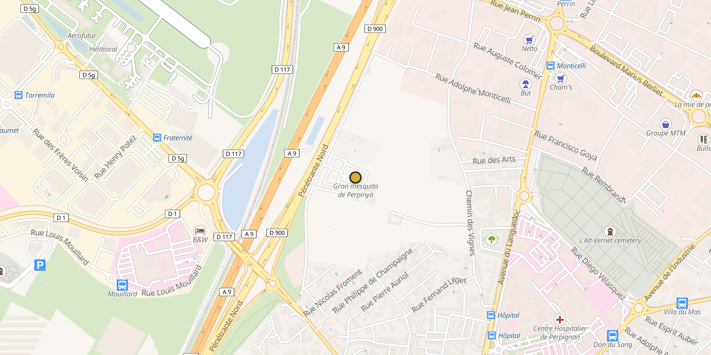 Carte des mosquées {aville}