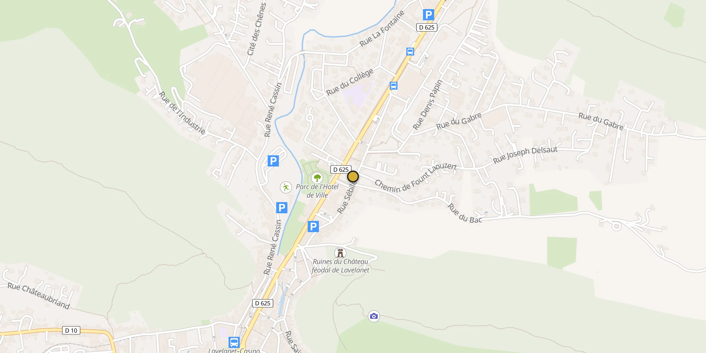 Carte des mosquées à Lavelanet