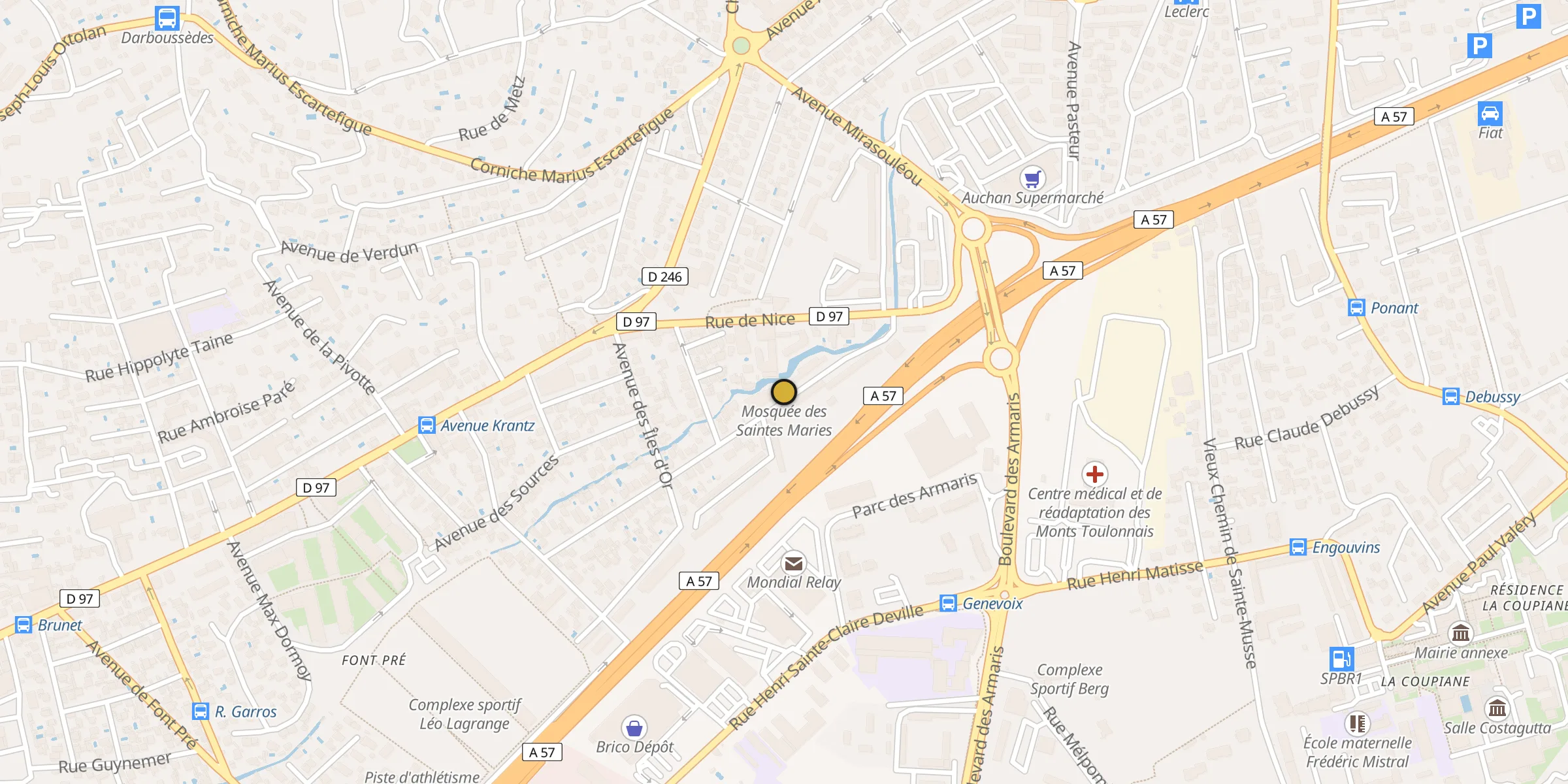 Carte des mosquées {aville}