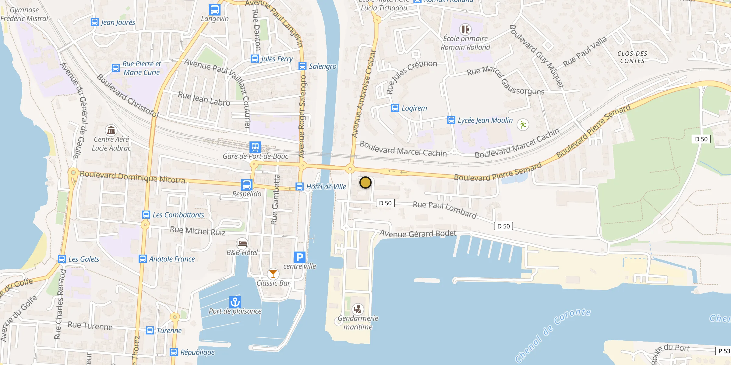 Carte des mosquées à Port-de-Bouc