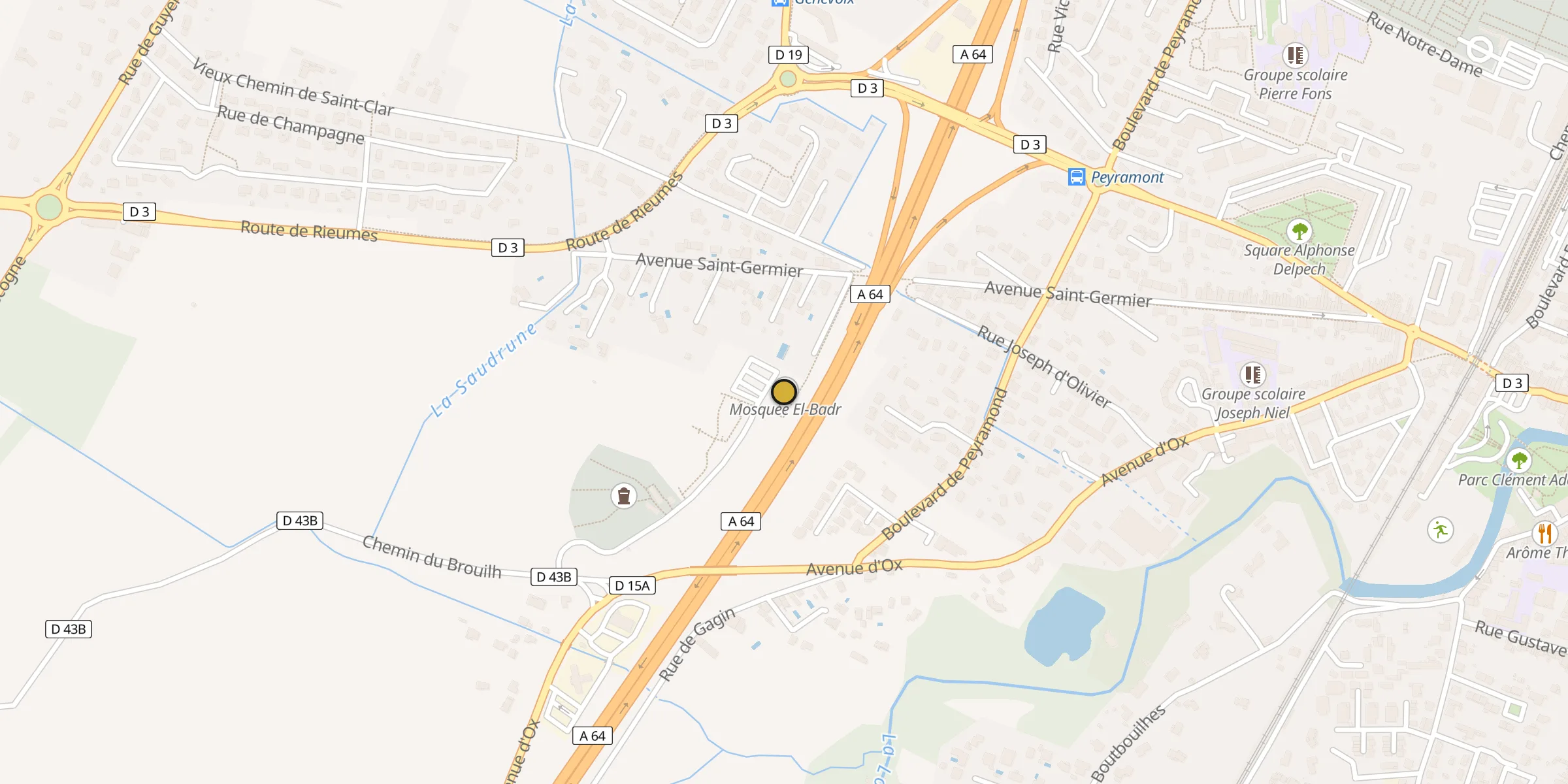 Carte des mosquées {aville}