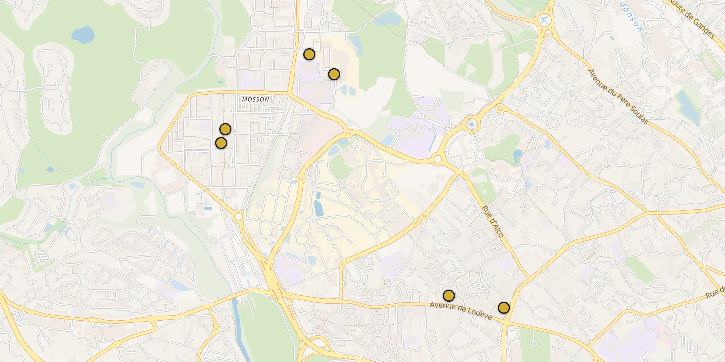 Carte des mosquées {aville}