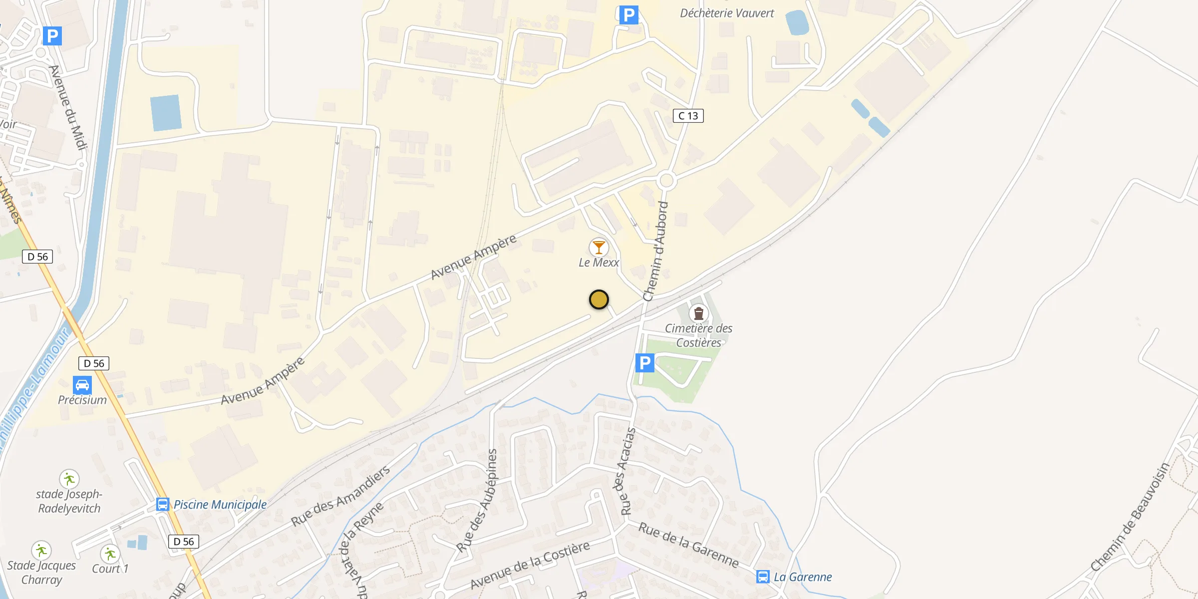 Carte des mosquées à Vauvert