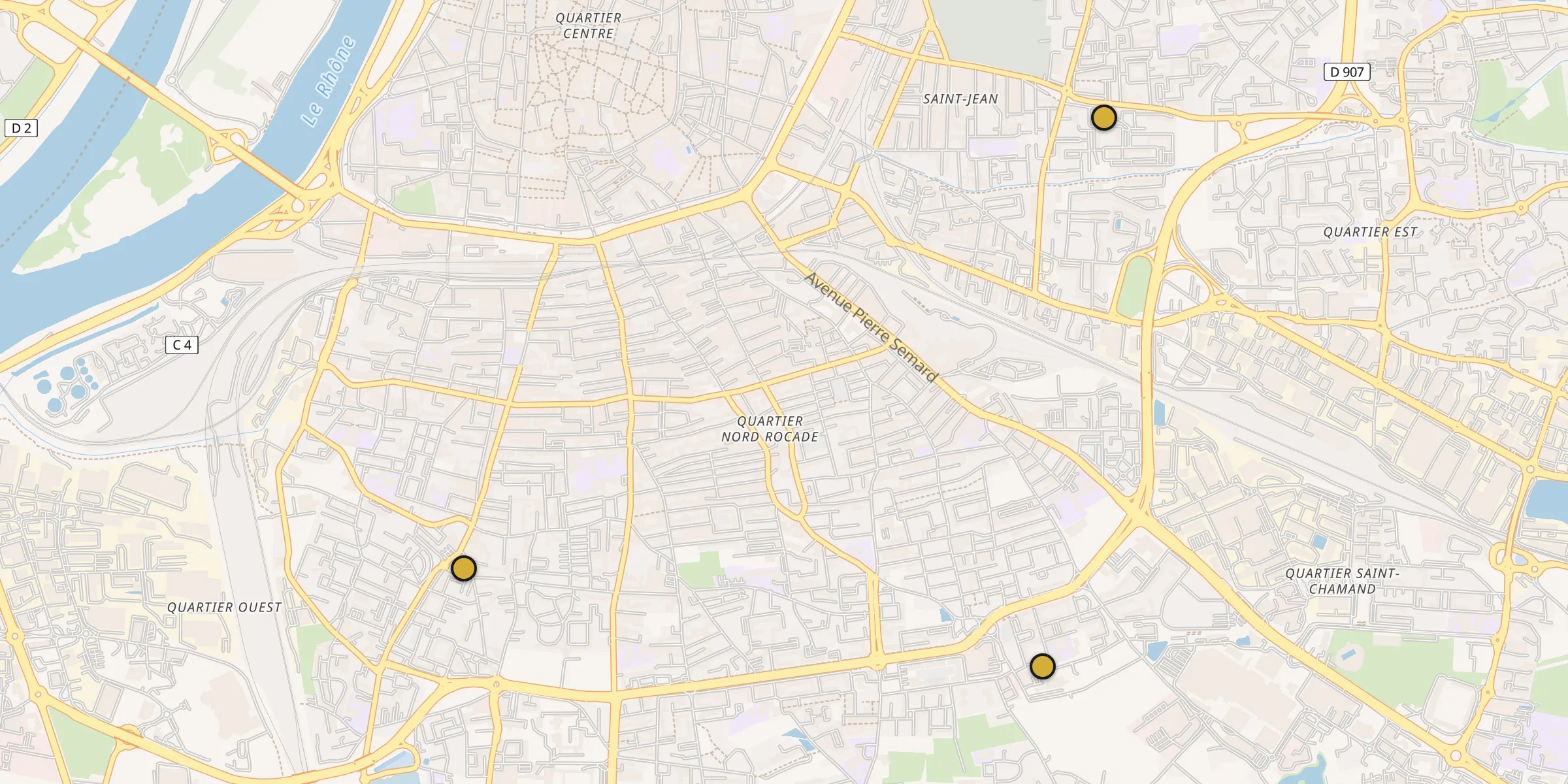 Carte des mosquées {aville}