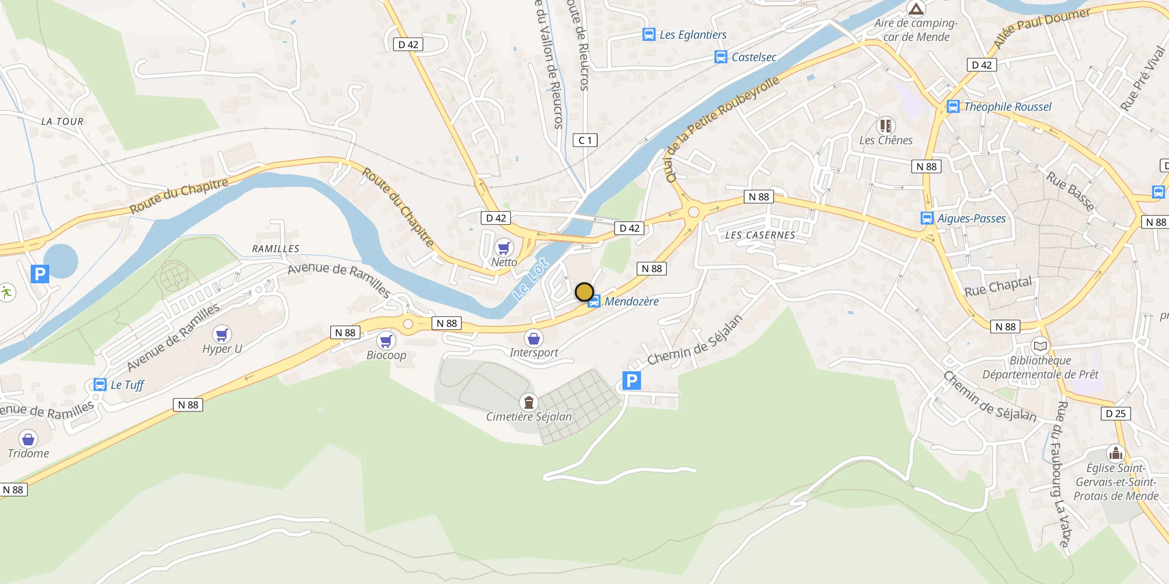Carte des mosquées {aville}