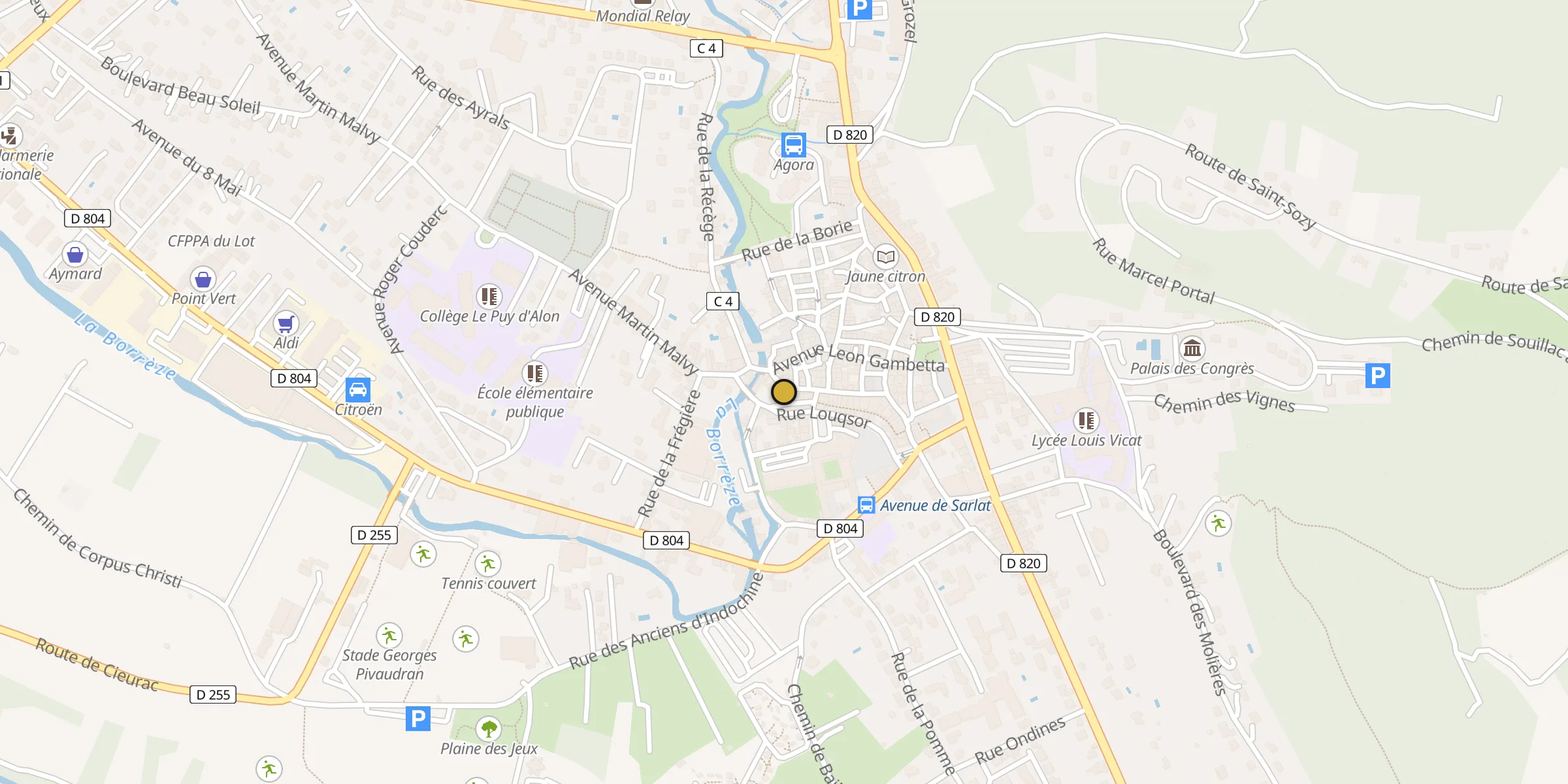Carte des mosquées à Souillac