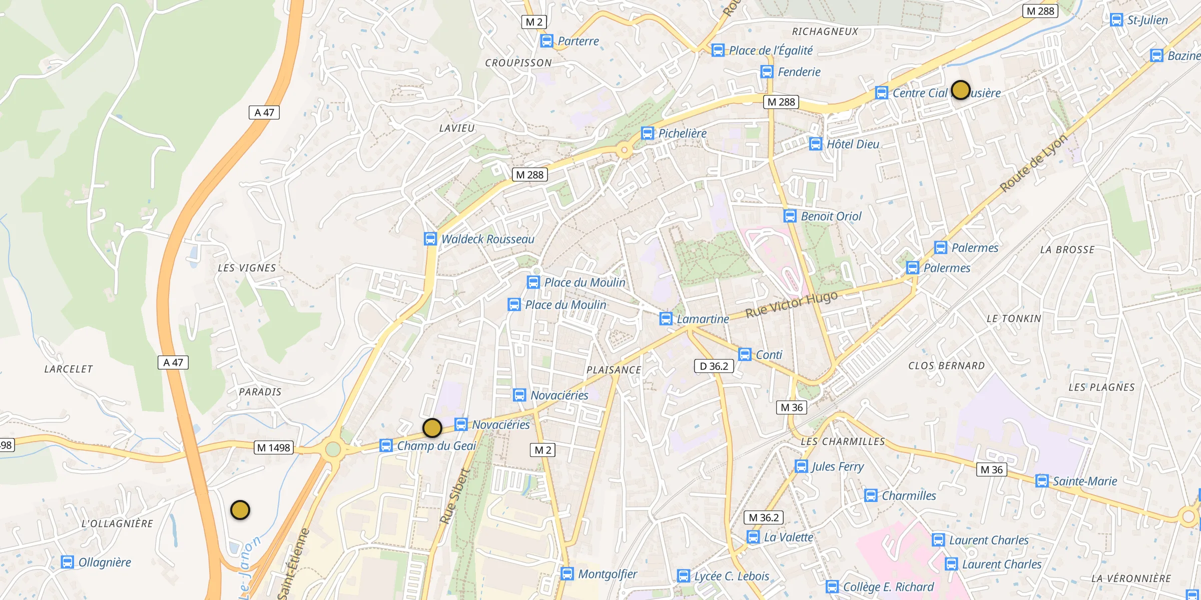 Carte des mosquées {aville}