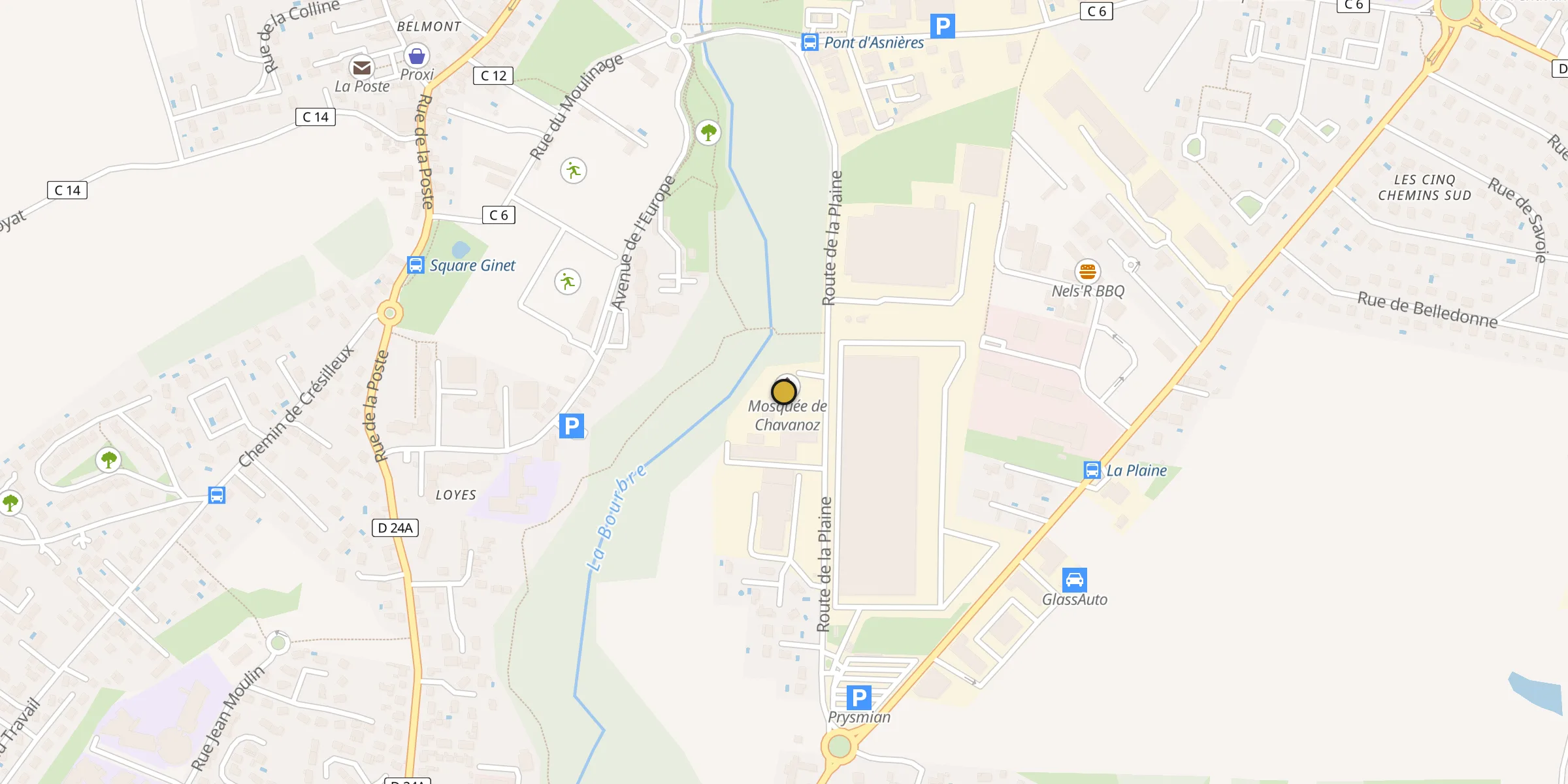 Carte des mosquées {aville}